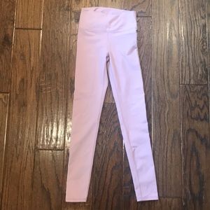 Light pink leggings!